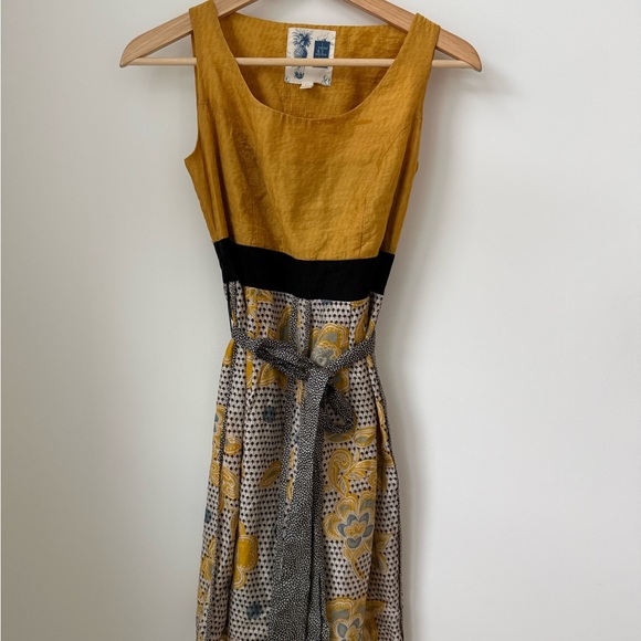 Anthropologie: A Sunny Day in Paris Cafe Edme & Esyllte Dress - Picture 9 of 9